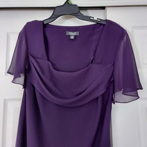 Purple cocktail dress